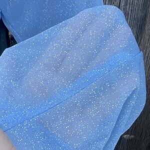 Brand:Jump Aperral
Size: Teen Small
Color: Baby Blue Glittery
Price:$70